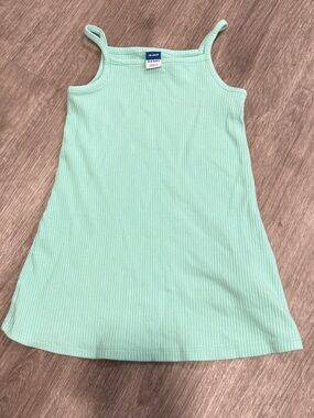 Old Navy Mint Ribbed Tank Dress for Girls